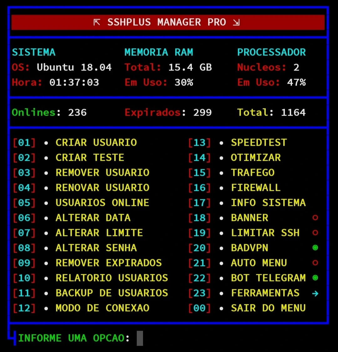 SCRIPT SSHPLUS PRO
